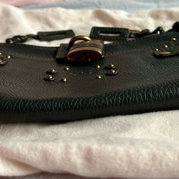 ⁦Chloé clutch bag, RARE Paddington model. Deep green leather clutch. - Picture 4 of 11